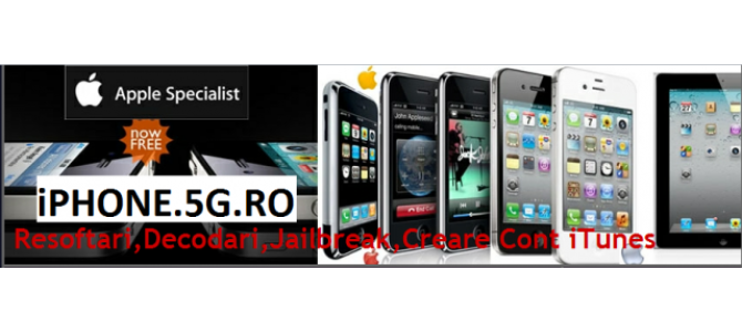 Reparatii iPhone, Decodari prin IMEI, Resoftare iPhone, Jailbreak iPhone, iPod, iPad, iMac, MacBook