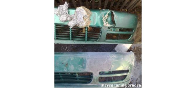 sudura in plastic  Reparati bara spoiler auto