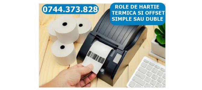 Rola hartie termica sau offset (nota de plata, bonuri pos,