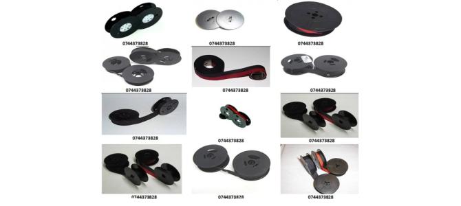 Role tus masini de scris de culoare bicolora sau monocrom