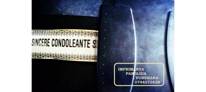 Imprimanta scriere pe panglica de coroana funerara