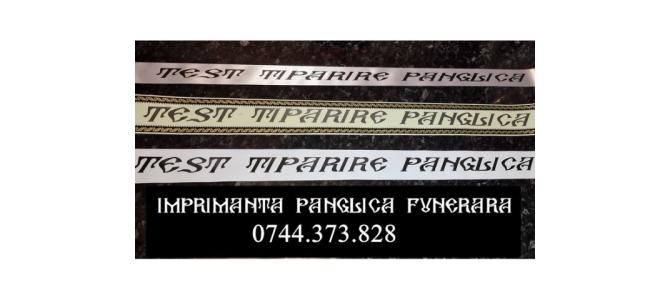 Imprimanta personalizare panglica funerara si florala.