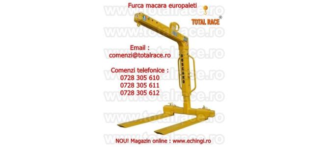 Furci macara cu echilibrare automata