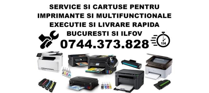 Service si cartuse imprimante in  Bucuresti si Ilfov !.