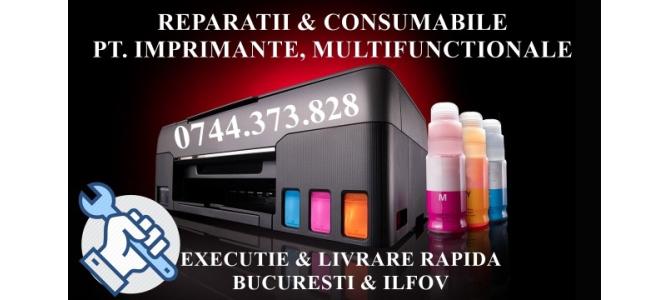 Service si flacoane imprimante CISS in Bucuresti si Ilfov!.