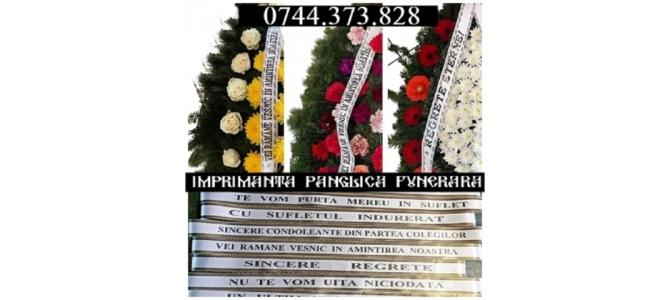 Masina scris mesaj panglica lenta jerba funerara  0744373828
