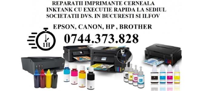 Reparatii imprimante cerneala INKTANK in Bucuresti Ilfov !