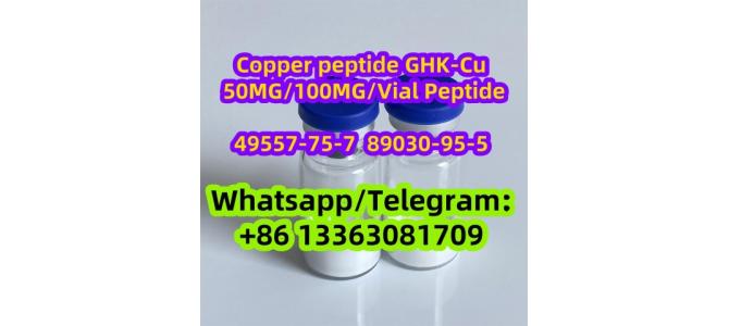 GHK-Cu 50MG/100MG/Vial Peptide CAS 49557-75-7 89030-95-5