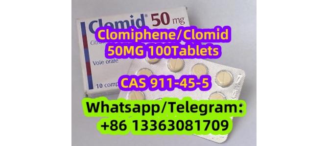 Clomifene Clomiphene 50 MG×100 Tablets/Box  911-45-5