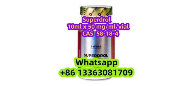 Superdrol 10mlx50 mg/ml/vial CAS 58-18-4 Methyldrostanolone
