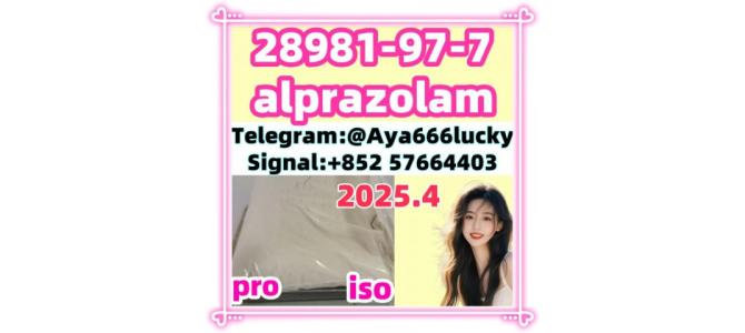 Best price CAS 28981-97-7 alprazolam  Customizable