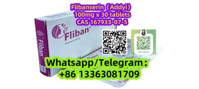 Flibanserin Addyi 100mg x 30 tablets CAS 167933-07-5