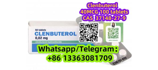 Clenbuterol 40MCG 100 tablets CAS 37148-27-9