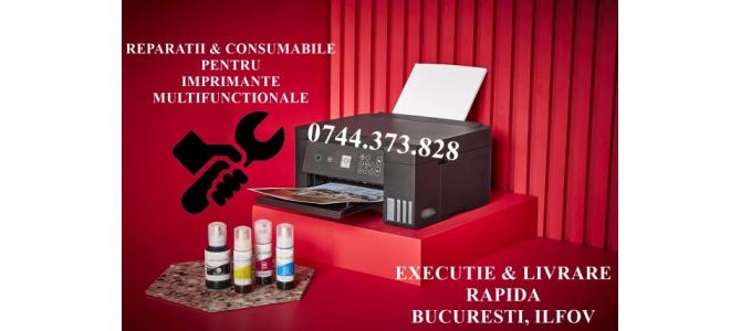 Reparatii imprimante, reincarcare cartuse in Bucuresti