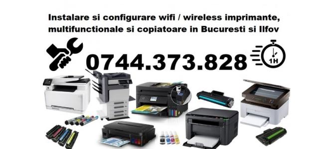 Instalare si configurare wifi / wireless imprimante