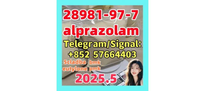 alprazolam 28981-97-7 5cladba eutylone raw material