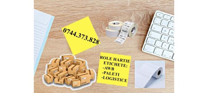 Role etichete AWB transport aerian, curierat