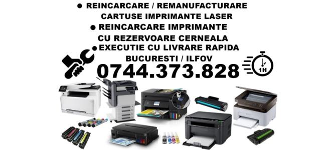 Rapid reincarcare si incarcare cartuse imprimante
